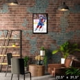 thumbnail image 3 of Nathan MacKinnon Toile Encadrée 20x29 Avalanche du Colorado, 3 of 4