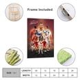 thumbnail image 2 of Cristiano Ronaldo Inspiring Football Poster with Classic Jersey Looks for Fan Room Decor Framed 24x36inch for Fans, 2 of 5