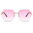 thumbnail image 2 of Gafas de Sol FEISEDY Clásicas Sin Montura B2567 Montura Metálica para Mujer, 2 of 7