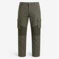thumbnail image 5 of Men's 2 Piece Cargo Set Short Sleeve Button Down Shirt with Pockets and Casual Trousers Workwear Outfit, 5 of 7