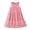 Pink, variant on Bainana Child Girls Dress Summer Sleeveless With Overlay Pleated Skirt And Bow Detail Party Gown Little Kids Youth Breathable Modern Fit Dresses Pink Size 9-10 Years