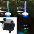 thumbnail image 4 of Milue Aquarium Water Pump Mini Submersible Fountain Pump LED Light for Hydroponics, 4 of 11