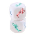 thumbnail image 3 of segolike 2pcs D6 Glow in Dark Dices Couple Foreplay Game Dice Seduction Gift, 3 of 8