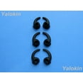 thumbnail image 5 of RHEA- 6Pcs: 3 Pairs S/M/L (Bk) Enhanced Fit Stabilizer Tips For Jaybird X2 Headphones, 5 of 6