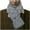 Gray, variant on Women's Warm Timed Heating Scarf and Neck Scarf