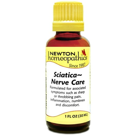 NEWTON HOMEOPAT - Sciatica & Nerve Care Homeopathic Remedy 1OZ ( Pack of 1)