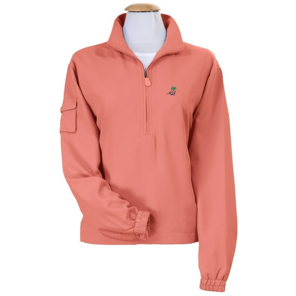 Monterey Club Ladies Lightweight Microfiber Dobby Long Sleeve Pullover #2745