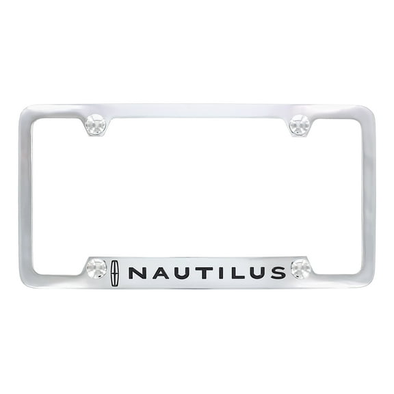 Lincoln Nautilus Chrome Plated Metal License Frame Holder