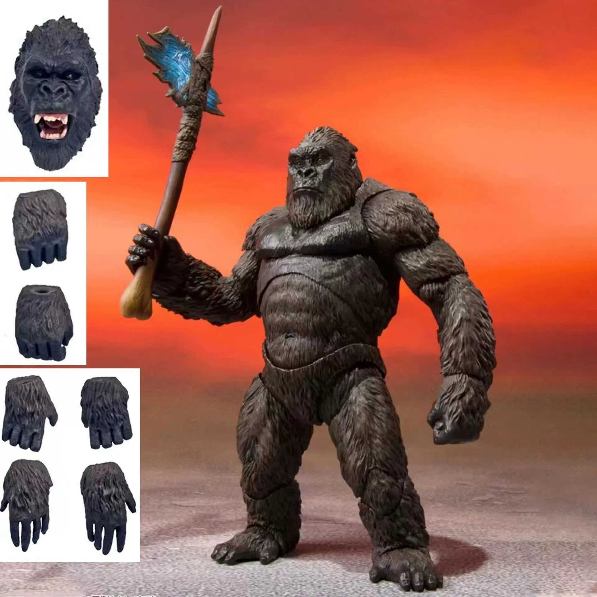 Godzilla x Kong: The New Empire King Kong Full Body Movable