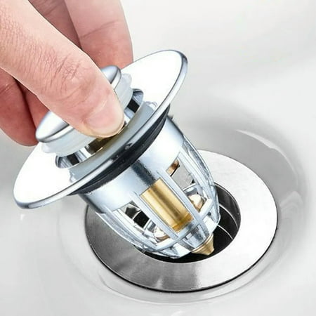 

BLOPQ Wash Basin Core Universal Bounce Up Drain Filter Household Sink Accessories-default