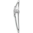 thumbnail image 2 of 10K White Gold .03Ct. Diamond Cross Chain Slide (Width 13.5) (Length 20) - Jbsp, 2 of 5