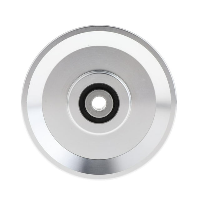 Polea de rodamiento, accesorio de gimnasio, aleación de aluminio, resistente al desgaste, práctica, 10 mm 110mm Plata