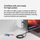 thumbnail image 5 of Cable de alimentación USB-C a USB-C Belkin BoostCharge de 1 m negro, 5 of 8