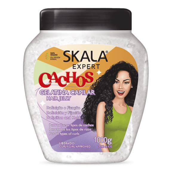Skala Expert Gelatina Capilar Cachos 1kg(35.2oz) - Ultimate Curl Defining Hair Cream