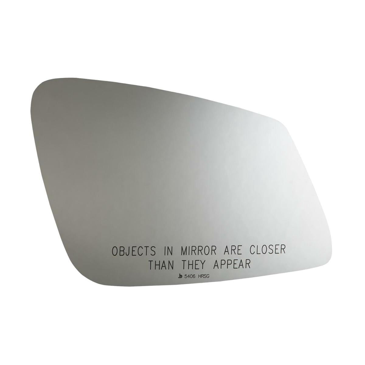 Burco Side View Mirror Replacement Glass with Motor Mount Plate - Clear Glass - 5406HRSG