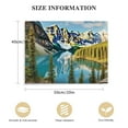 thumbnail image 2 of Nawypu Banff Canvas Art Prints Moraine Lake Wall Art Colorado Mountain Artwork Pictures Modern National Park Scenery Poster Stretched and Framed for Living Room Decor, 2 of 5