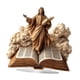 thumbnail image 5 of JESUS ​​STATUA ACRÍLICA Centrones decorativos de decoración del hogar con el libro Biblia Bíblica Ornamento de nacimiento de Jesús para la sala de est, 5 of 9