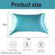 thumbnail image 2 of Paquete de 2 Fundas de Almohada de Satén para Cabello y Piel, Funda de Almohada de Satén de Seda con Cierre de Hotel, Funda de Almohada Fundas de Almohada Suaves y Transpirables 48 x 74 cm, 2 of 6