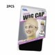 thumbnail image 4 of Vogacara 2 uds peluca gorra media Control del cabello red elástica para el cabello Unisex Cuidado del cabello, 4 of 6