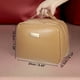 thumbnail image 5 of Bolsa de Aseo Bolsa de Maquillaje de Viaje Gran Capacidad Bolsa Cosmética de Cuero PU para Mujeres y Niñas Marrón, 5 of 7