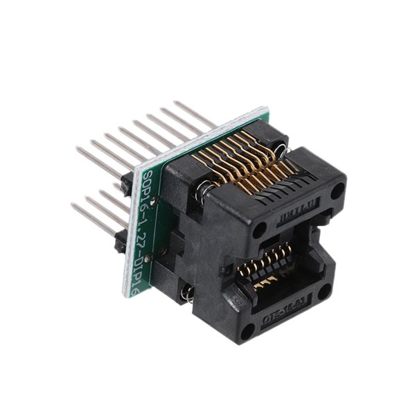 JUNTEX SOP16 TO DIP16 IC Socket SOP16 Turn DIP16 Programmer Adapter 150mil Write Seat