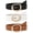 Black+Brown+White, variant on SUOSDEY 3 Pack Women Belts for Jeans Pants Ladies Leather Waist Belt with Liquid Shapes Gold Buckle