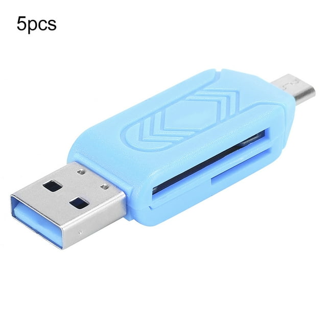 Phone 5Pcs USB2.0 Mobile Phone Computer Dual Use for OTG Card Reader Support for