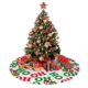 thumbnail image 4 of Falda para árbol de Navidad Grinc_H, suave y divertida, decoración navideña navideña de granja, 48", 4 of 4