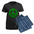 thumbnail image 5 of CafePress - Irish Peace Symbol Women's Dark Pajamas - Women's Short Sleeve Print T-Shirt and Pants Dark Cotton Pajama Set, 5 of 7