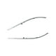 thumbnail image 1 of 2468850921 2468851021 Tira embellecedora de moldura de parachoques derecho o izquierdo trasero de plástico para Clase B W246 2012 2, 1 of 5