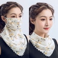 thumbnail image 1 of Women Sun Protection Print Scarf Dustproof Neck Scarf Masks, 1 of 2