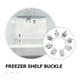 thumbnail image 5 of 8 clips duraderos para estantes de congelador, soportes cuadrados de acero inoxidable para estantes de refrigeradores y congeladores., 5 of 7