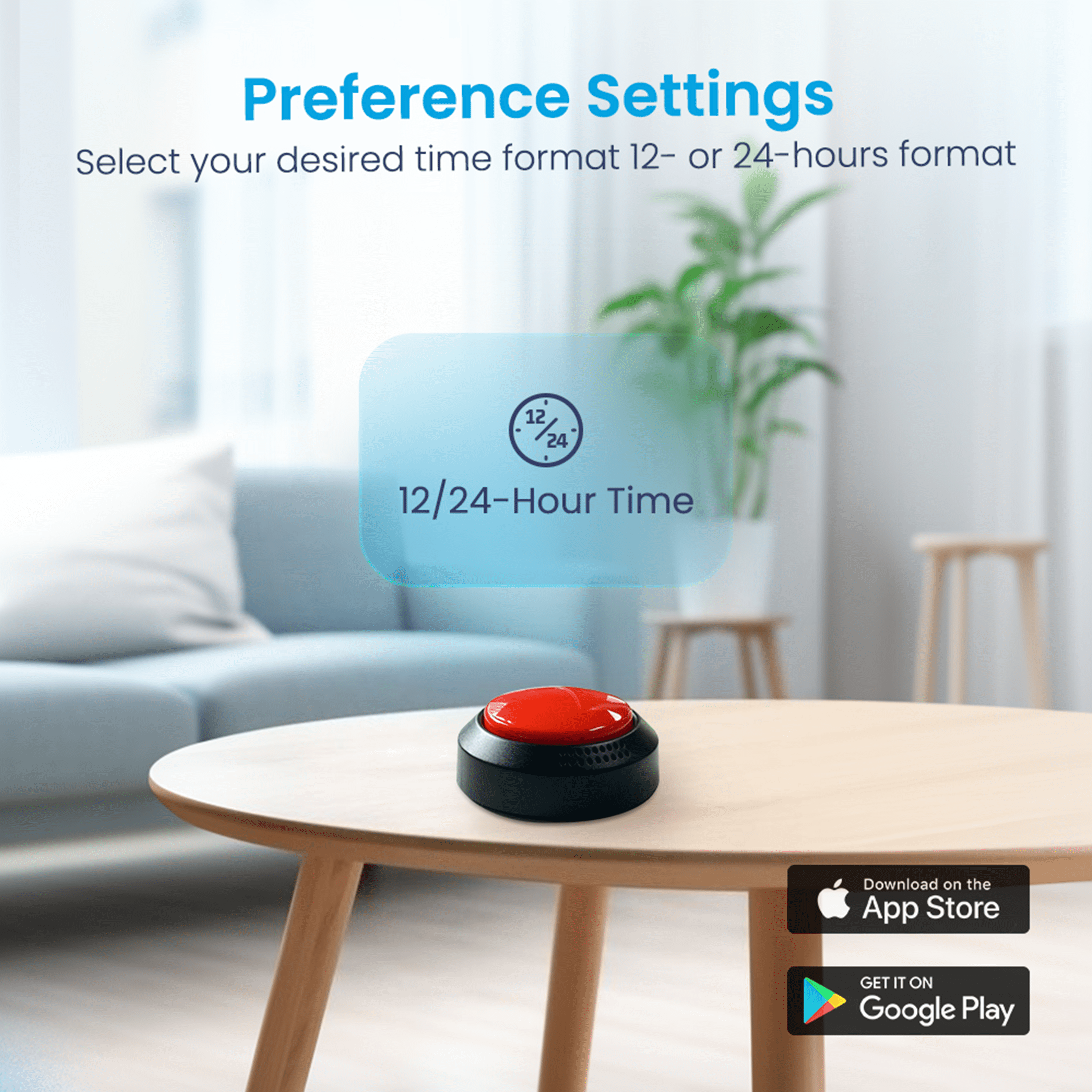 TimeVocalist Talking Alarm Clock with Time Sync, Task Reminders, Battery Backup for Elderly & Visually Impaired