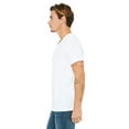 thumbnail image 3 of Bella Canvas Mens Jersey V-Neck Tee, XL, White, 3 of 3