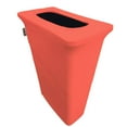 thumbnail image 7 of LA Linen Stretch Spandex Trash Can cover for Slim Jim 23-Gallon, Turquoise, 7 of 7