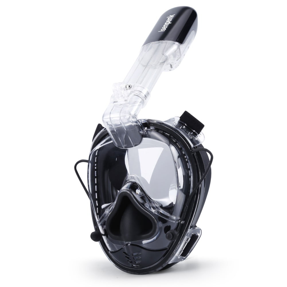 US 2019 Full Face Anti Fog Easy Breath 180° Seaview Snorkeling Mask For GoPro 