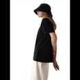 thumbnail image 1 of Camisetas de Corta Extragrandes para Mujer, Cuello Redondo, Holgadas, para Hacer Ejercicio, Informales, de Verano, de Algodón, Color Negro, Talla XXL, 1 of 8