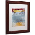 thumbnail image 2 of Trademark Fine Art 'The Gray Yellow and Red One' Canvas Art by Nicole Dietz, White Matte, Wood Frame, 2 of 4