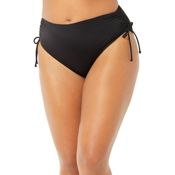 Swimsuits for All Women's Virtuoso Ruched Side Tie Bikini Bottom