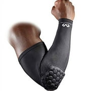 McDavid Hex Shooter Arm Sleeve, Pull-On Padded Protection, Moisture Wicking (1 Pair)