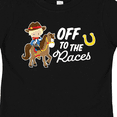 thumbnail image 4 of Inktastic Off To The Races with Cowboy on Horse Boys Toddler T-Shirt, 4 of 5