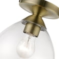 thumbnail image 2 of Livex Lighting - Catania - 1 Light Semi-Flush Mount In Transitional Style-8.25, 2 of 9