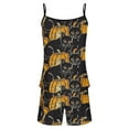 thumbnail image 4 of Tnhcen Elegance Halloween Pajama Set Women’s 2-Piece Pumpkin Print Sleeveless Tank Shorts Cute Season Homewear S-2XL, 4 of 5