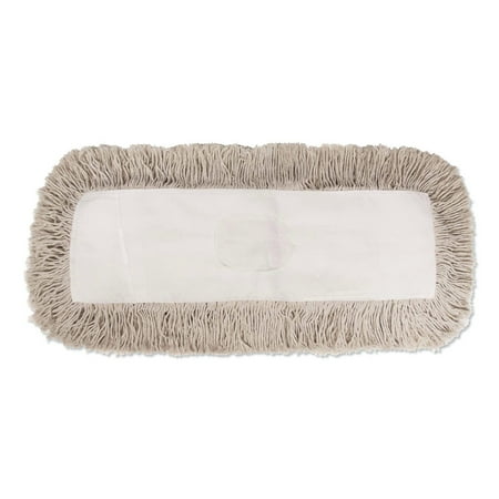 Boardwalk Industrial Dust Mop Head, Hygrade Cotton, 48w x 5d, White