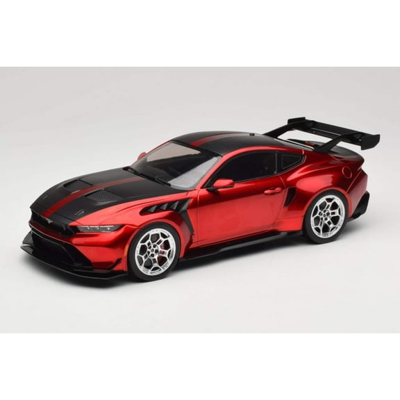 MCG 2025 Ford USA Mustang GTD 5.2L V8 Coupe Dark Red 1:18