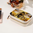 thumbnail image 7 of Bee Velvet Portable Earring Holder with Removable Compartment - Gift-Worthy Jewelry Stand and Travel Organizer with Necklace Holder, 7 of 7