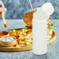 thumbnail image 2 of 2 Pcs Transparent Plastic Tomato Salsa Squeeze Bottle Mustard Salad Dressing Bottles Portable Jam, 2 of 6