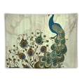 thumbnail image 5 of Orinice Peacock Tapestry Wall Hanging Unique Style Graphic Tapestries Home Wall Decor Art for Living Room Bedroom Apartment Farmhouse Dorm 40x60inch, 5 of 6