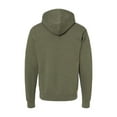 thumbnail image 2 of Jerzees Mens Nublend Hooded Sweatshirt, 2XL, Military Green Heather, 2 of 2