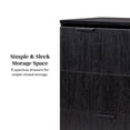 thumbnail image 4 of Walker Edison Mid-Century 6-Drawer Dresser with Reeded Drawer Fronts, Black, 4 of 13